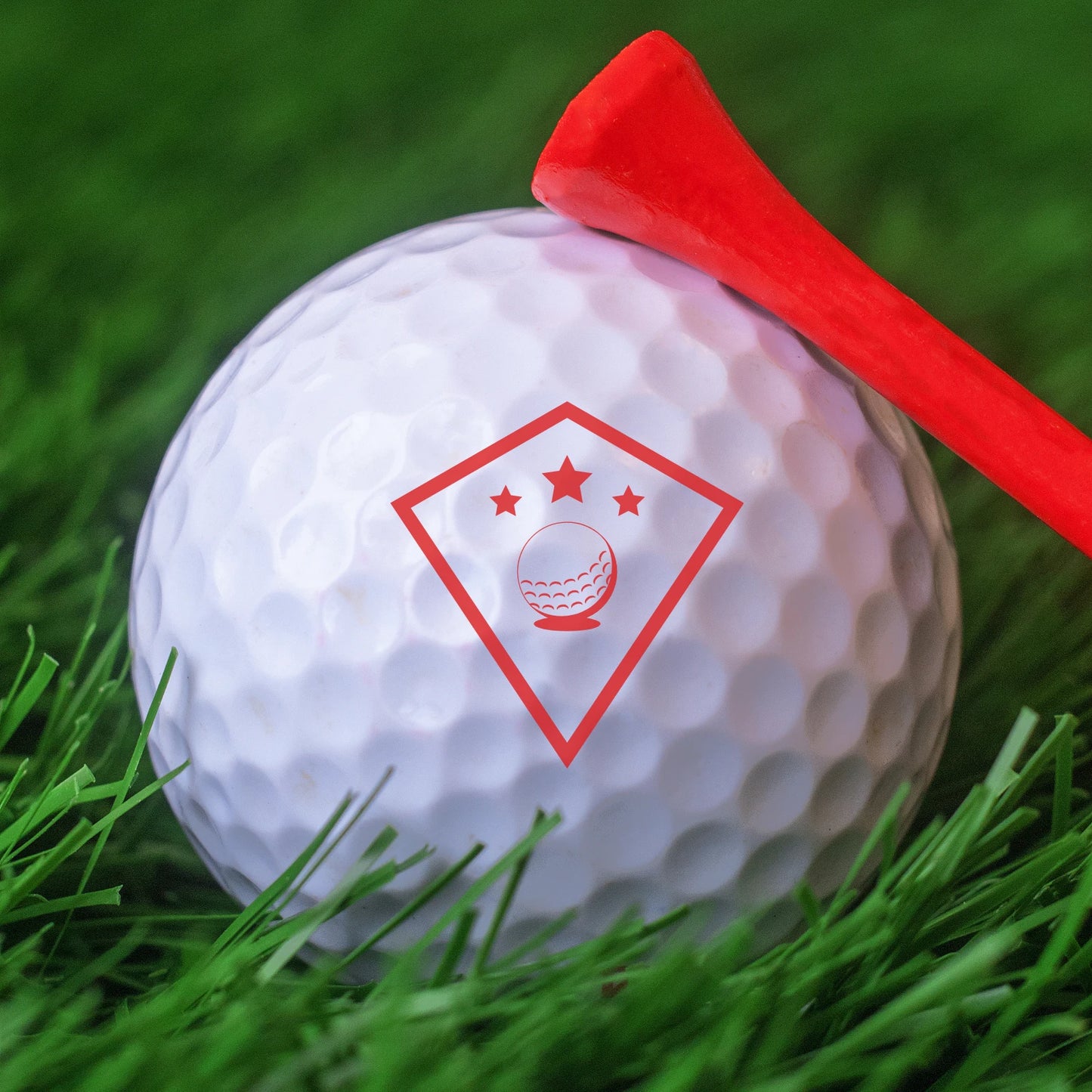 Business Logo Golf Ball Stamp for Corporate Events and Client Gifts