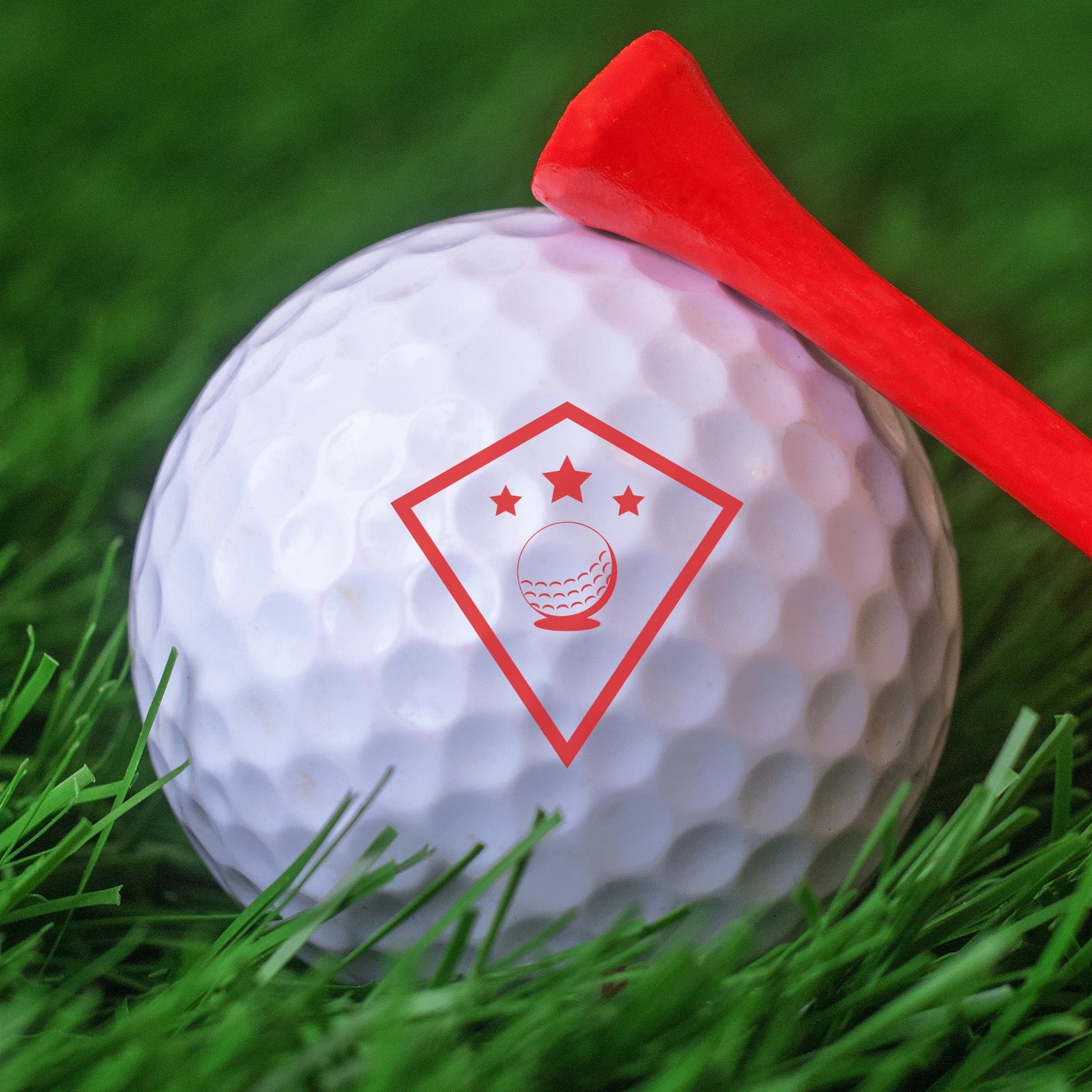 Business Logo Golf Ball Stamp for Corporate Events and Client Gifts