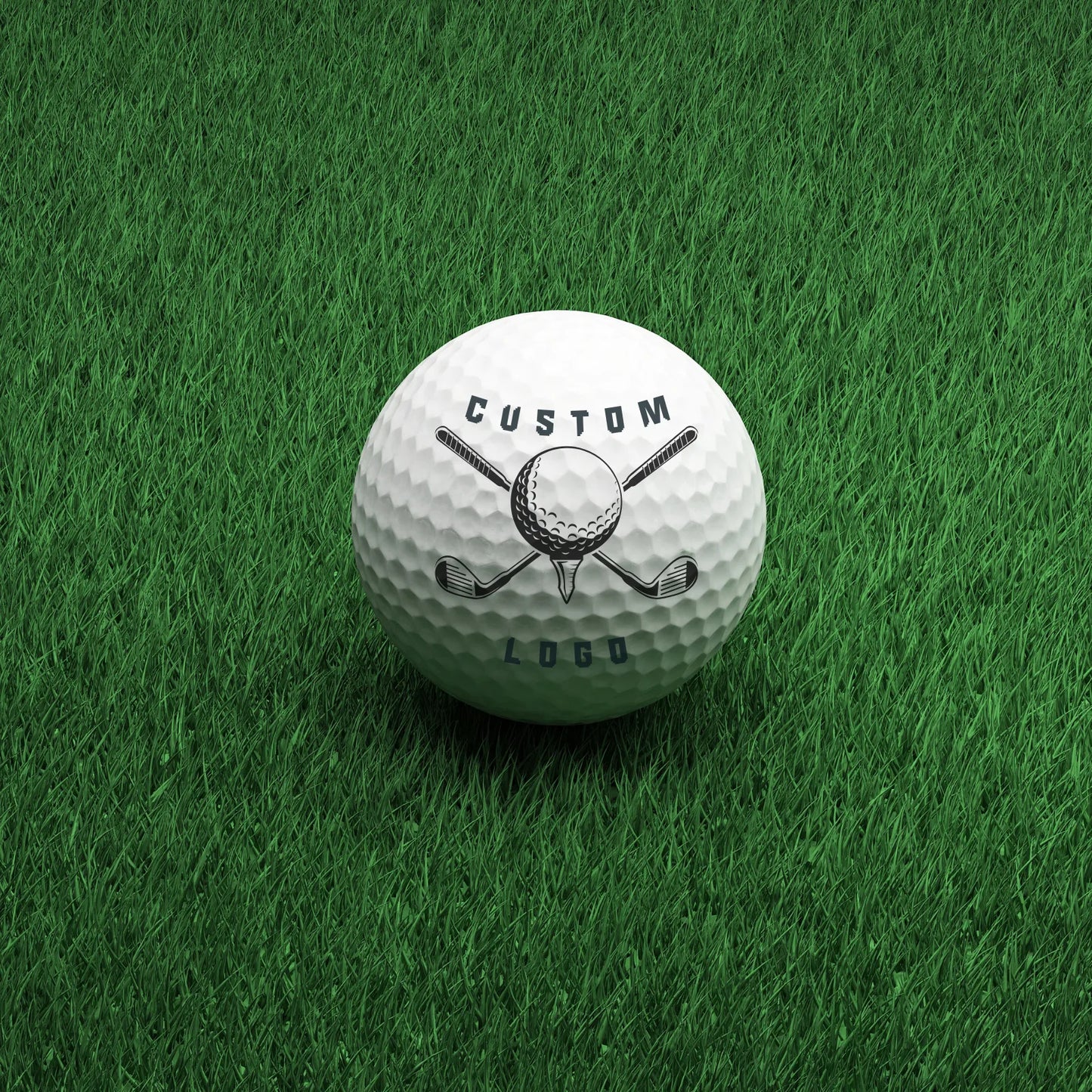 Online Design Tool for Custom Logo Golf Ball Stamp - Upload Your Business Logo