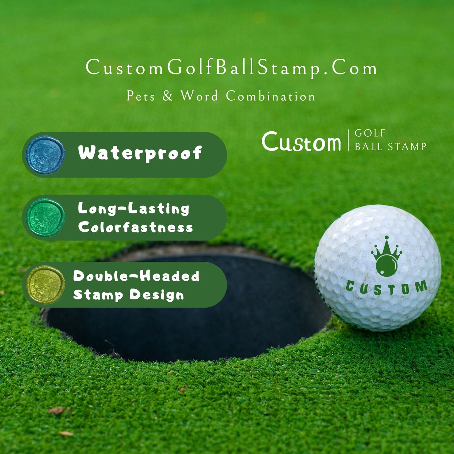 Personalized Golf Ball Pet Stamp