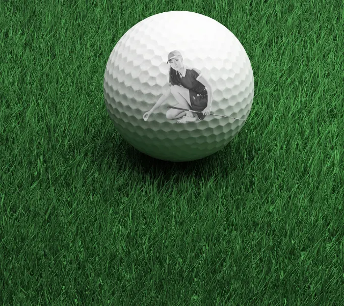 Custom Photo and Image Golf Ball Stamp