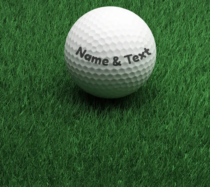 Personalized Golf Ball Stamp for Names and Text